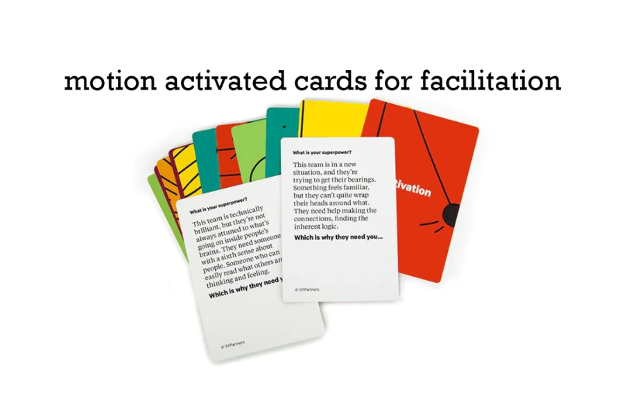 Motion Activated Cards for Facilitation: A Game Changer